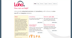 Desktop Screenshot of loho.co.uk