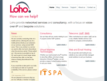 Tablet Screenshot of loho.co.uk